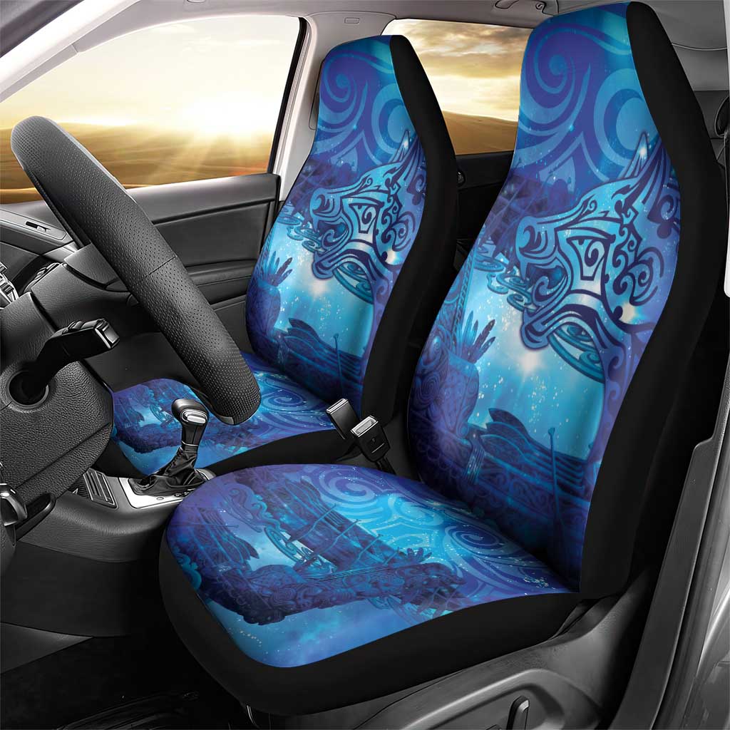 Kuri New Zealand Matariki Car Seat Cover Aotearoa Dog Waka Maori New Year Galaxy Vibes LT14 - Polynesian Pride