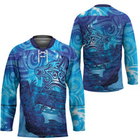 Kuri New Zealand Matariki Hockey Jersey Aotearoa Dog Waka Maori New Year Galaxy Vibes LT14 - Polynesian Pride