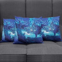 Kuri New Zealand Matariki Pillow Cover Aotearoa Dog Waka Maori New Year Galaxy Vibes