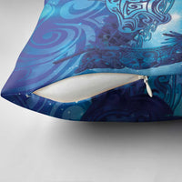 Kuri New Zealand Matariki Pillow Cover Aotearoa Dog Waka Maori New Year Galaxy Vibes