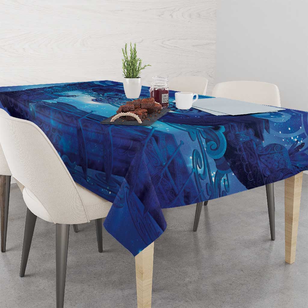 Kuri New Zealand Matariki Tablecloth Aotearoa Dog Waka Maori New Year Galaxy Vibes