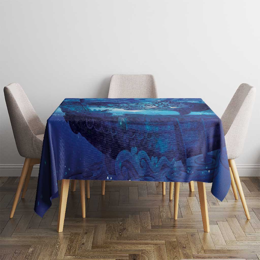 Kuri New Zealand Matariki Tablecloth Aotearoa Dog Waka Maori New Year Galaxy Vibes