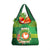 Personalized Manu'a Cession Day Grocery Bag Tropical Flowers With Polynesian Pattern
