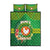 Personalized Manu'a Cession Day Quilt Bed Set Tropical Flowers With Polynesian Pattern