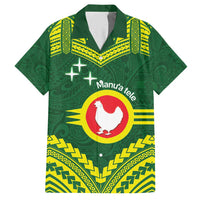 Manu'a Flag Day Hawaiian Shirt Polynesian Pattern National Color Proud