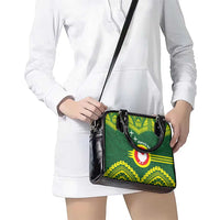 Manu'a Flag Day Shoulder Handbag Polynesian Pattern National Color Proud