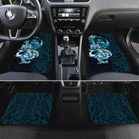 Asut Guam Chamorro Car Mats Guahan Seal Tattoo LT14 Set 4pcs Blue - Polynesian Pride