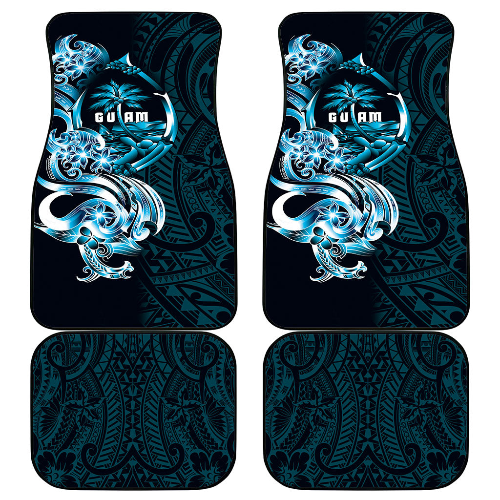 Asut Guam Chamorro Car Mats Guahan Seal Tattoo LT14 - Polynesian Pride