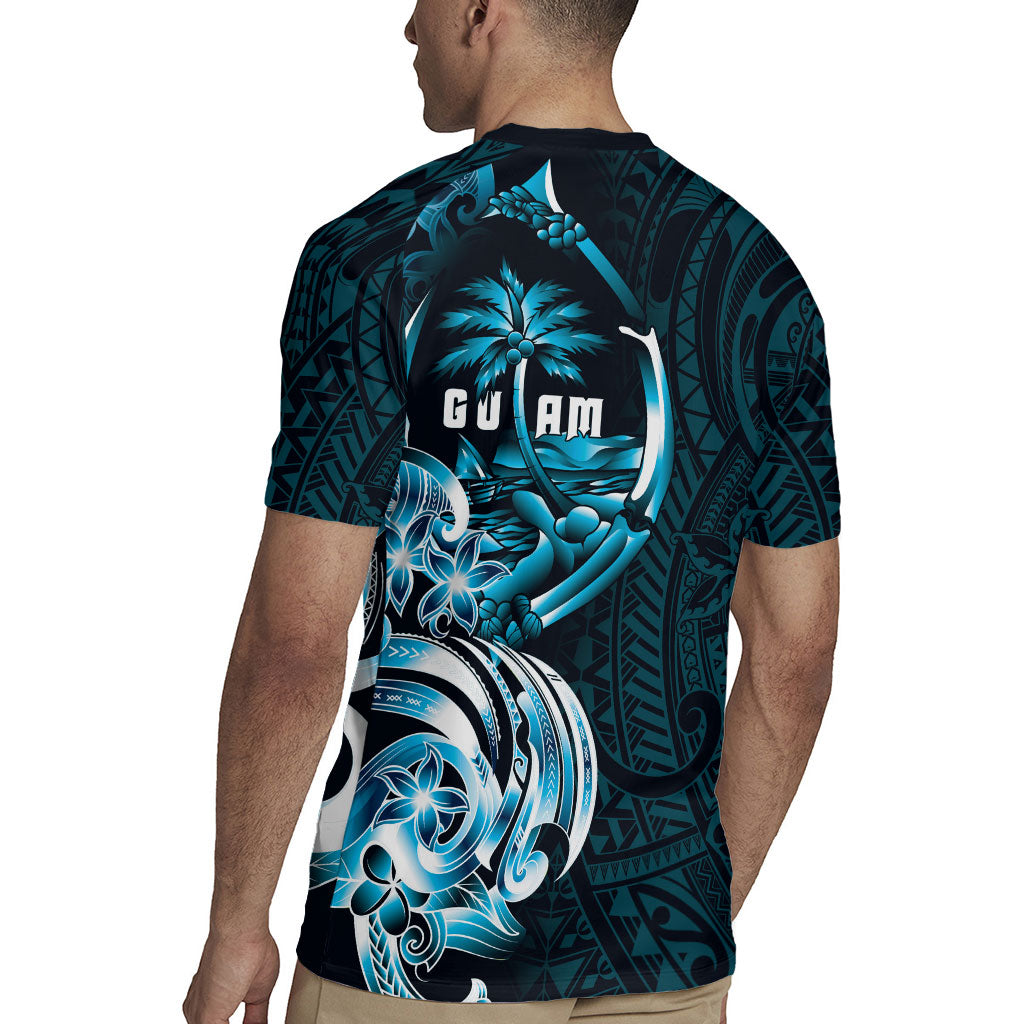 Asut Guam Chamorro Rugby Jersey Guahan Seal Tattoo LT14 - Polynesian Pride