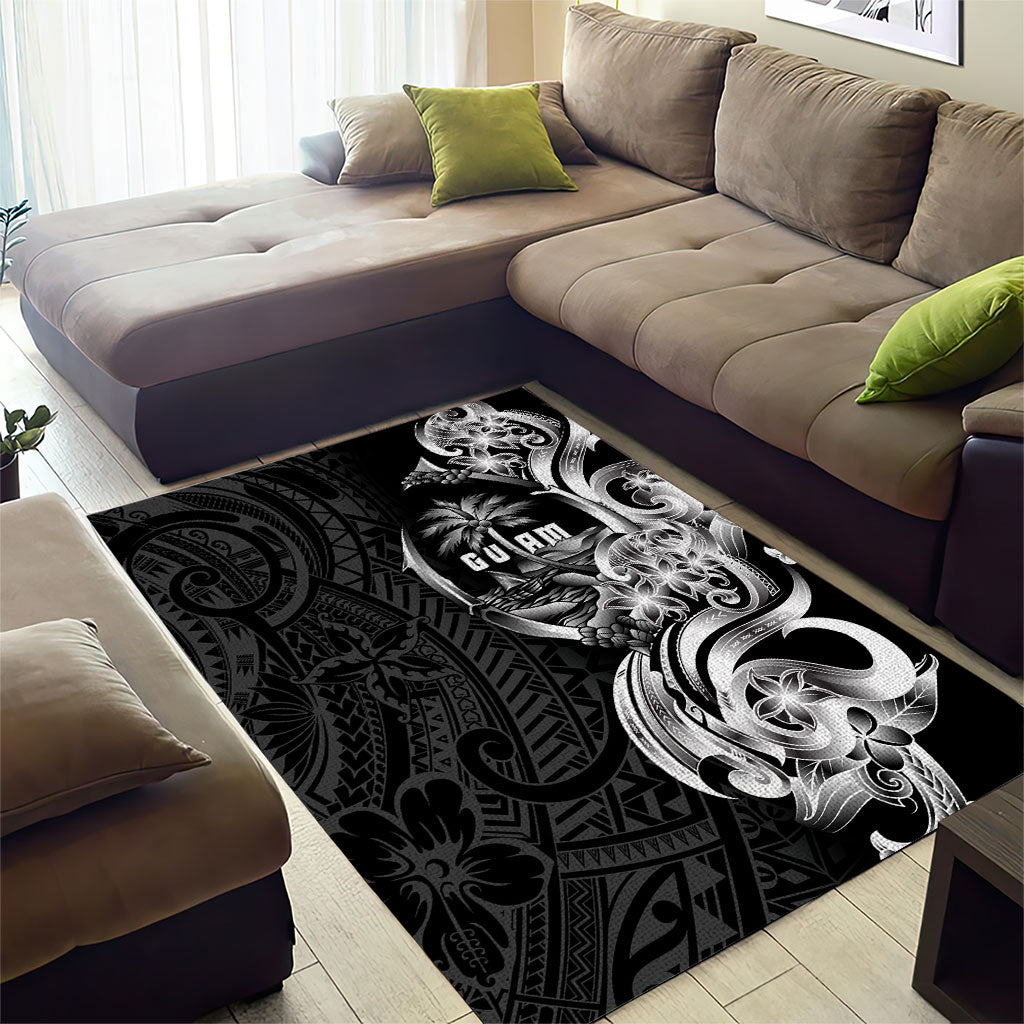 Attelong Guam Chamorro Area Rug Guahan Seal Tattoo LT14 - Polynesian Pride
