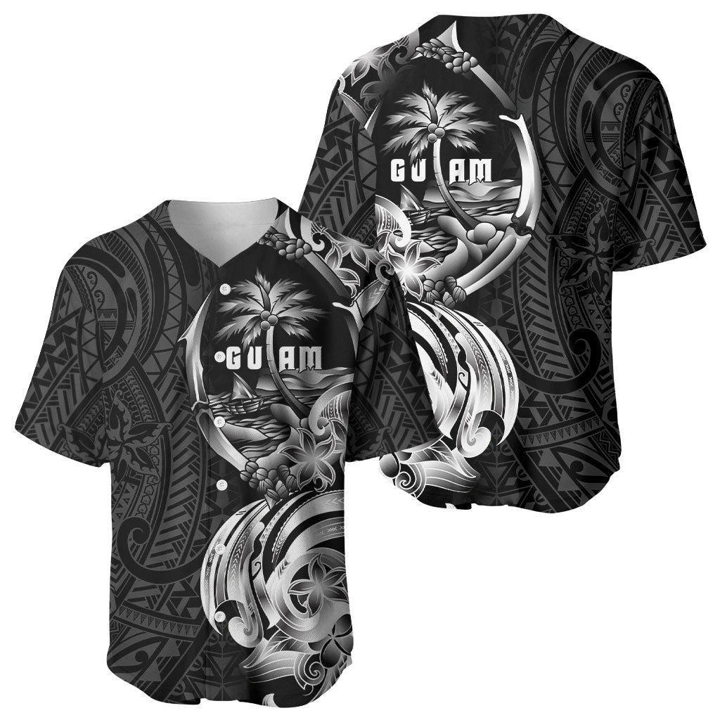 Attelong Guam Chamorro Baseball Jersey Guahan Seal Tattoo LT14 - Polynesian Pride
