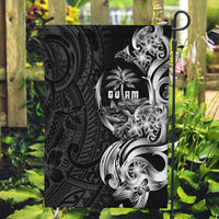 Attelong Guam Chamorro Garden Flag Guahan Seal Tattoo LT14 Garden Flag Black - Polynesian Pride