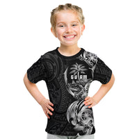 Attelong Guam Chamorro Kid T Shirt Guahan Seal Tattoo LT14 Black - Polynesian Pride