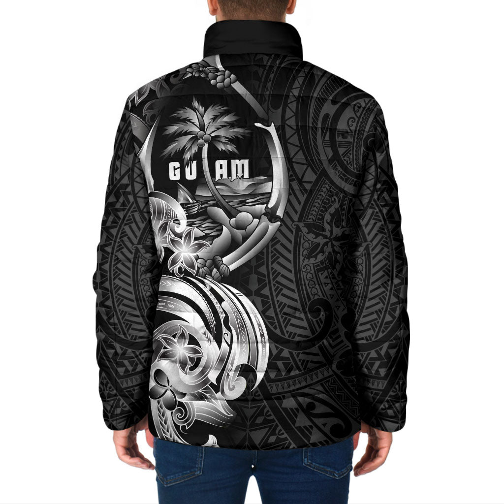 Attelong Guam Chamorro Padded Jacket Guahan Seal Tattoo LT14 - Polynesian Pride
