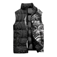 Attelong Guam Chamorro Sleeveless Puffer Jacket Guahan Seal Tattoo LT14 - Polynesian Pride