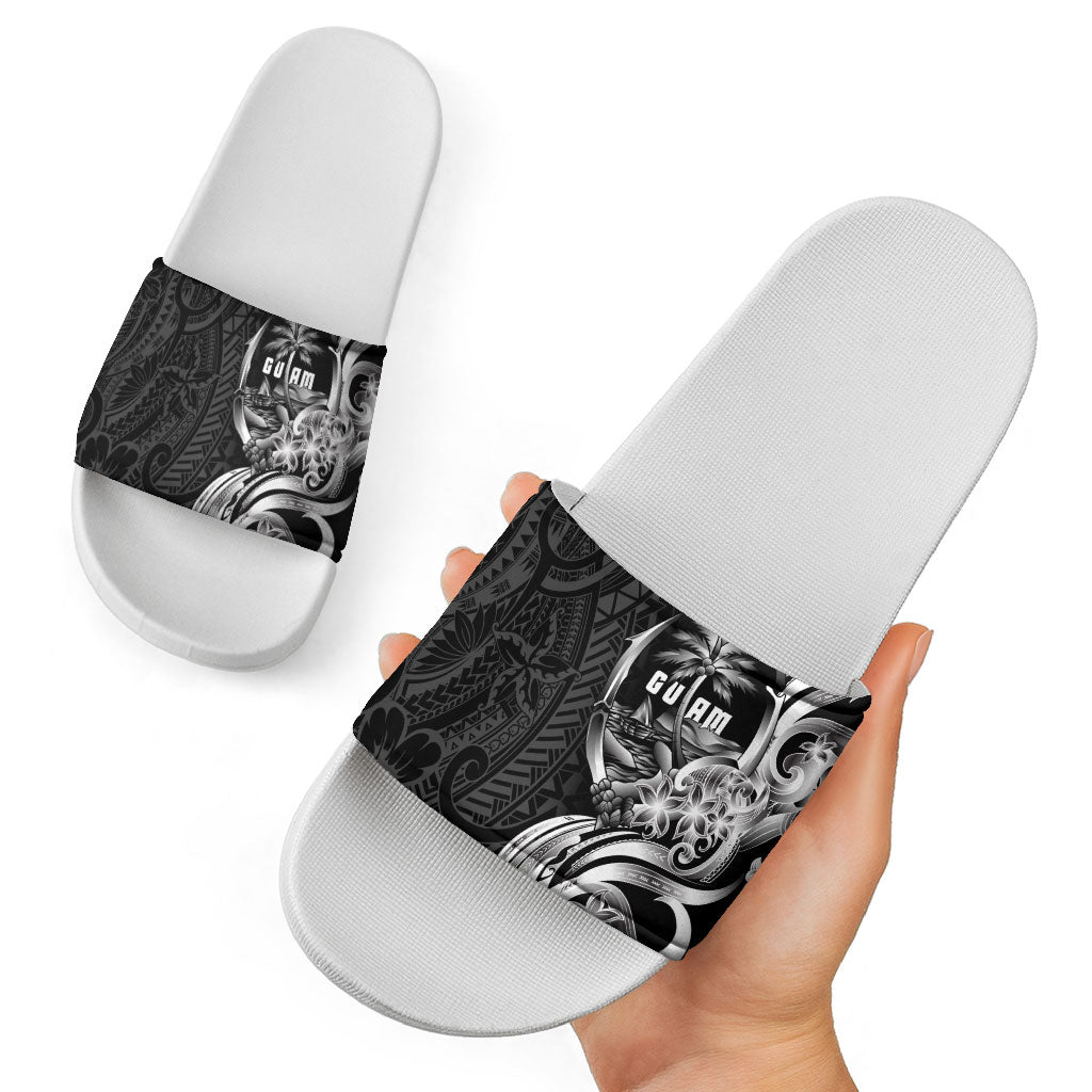 Attelong Guam Chamorro Slide Sandals Guahan Seal Tattoo LT14 - Polynesian Pride