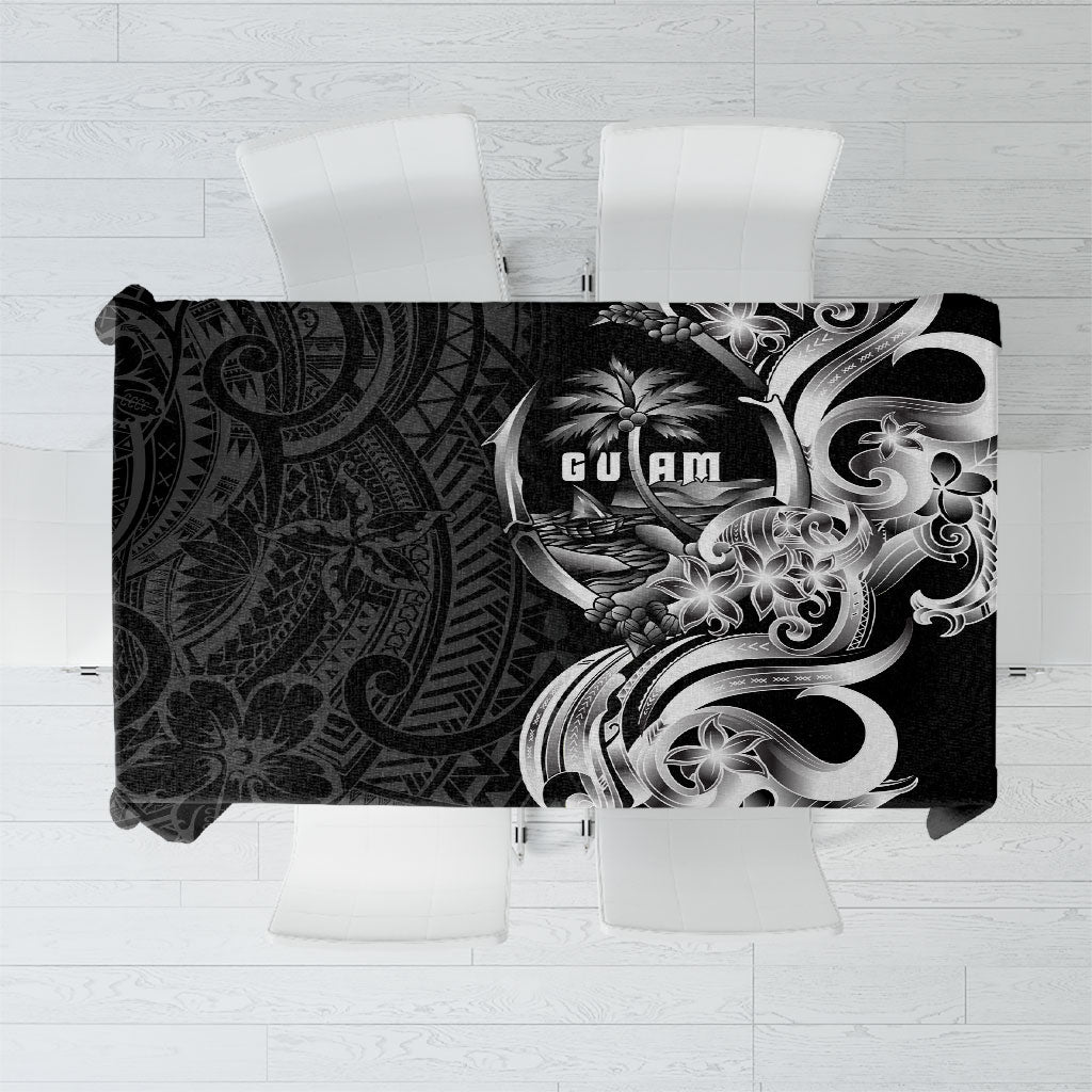 Attelong Guam Chamorro Tablecloth Guahan Seal Tattoo LT14 Black - Polynesian Pride