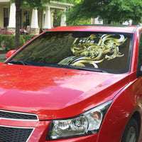 Amariyu Guam Chamorro Auto Sun Shade Guahan Seal Tattoo LT14 - Polynesian Pride