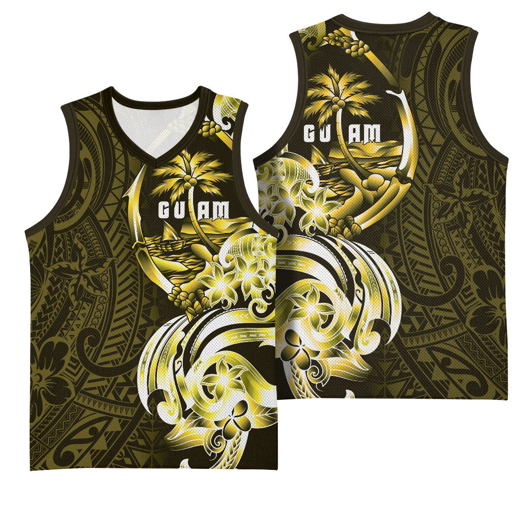 Amariyu Guam Chamorro Basketball Jersey Guahan Seal Tattoo LT14 - Polynesian Pride