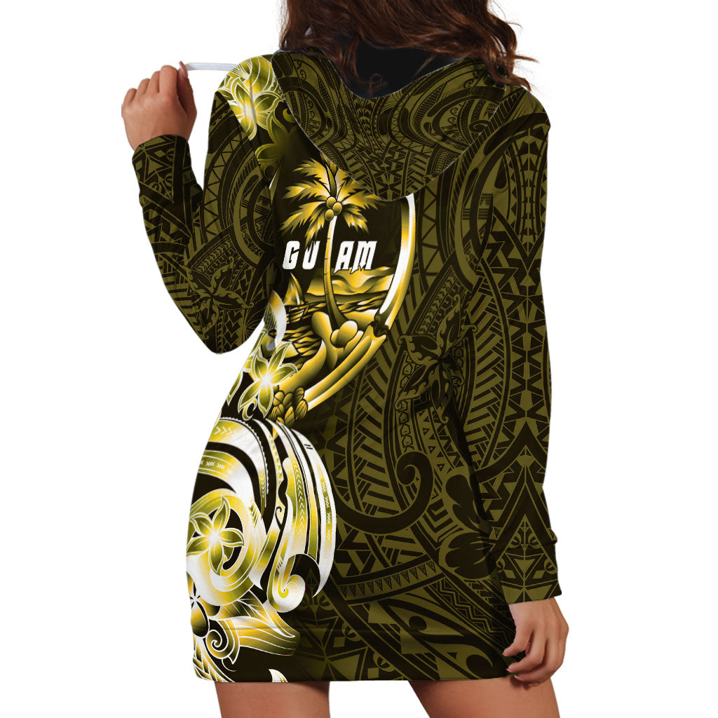 Amariyu Guam Chamorro Hoodie Dress Guahan Seal Tattoo LT14 - Polynesian Pride