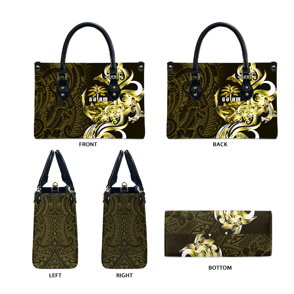 Amariyu Guam Chamorro Leather Bag Guahan Seal Tattoo LT14 - Polynesian Pride