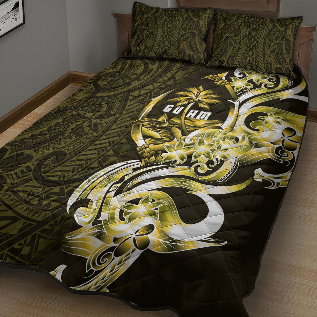 Amariyu Guam Chamorro Quilt Bed Set Guahan Seal Tattoo LT14 - Polynesian Pride