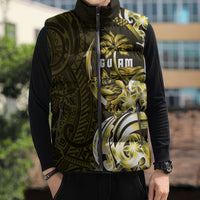Amariyu Guam Chamorro Sleeveless Puffer Jacket Guahan Seal Tattoo LT14 - Polynesian Pride