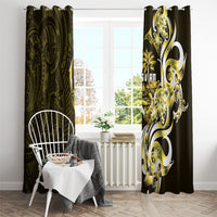 Amariyu Guam Chamorro Window Curtain Guahan Seal Tattoo LT14 - Polynesian Pride