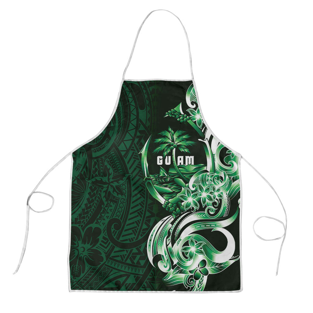 Betde Guam Chamorro Apron Guahan Seal Tattoo LT14 Green - Polynesian Pride