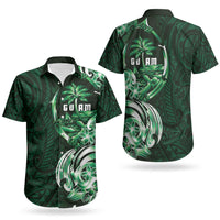 Betde Guam Chamorro Couples Matching Puletasi and Hawaiian Shirt Guahan Seal Tattoo LT14 - Polynesian Pride