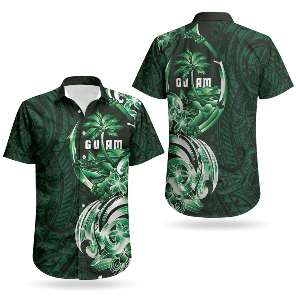 Betde Guam Chamorro Couples Matching Summer Maxi Dress and Hawaiian Shirt Guahan Seal Tattoo LT14 - Polynesian Pride