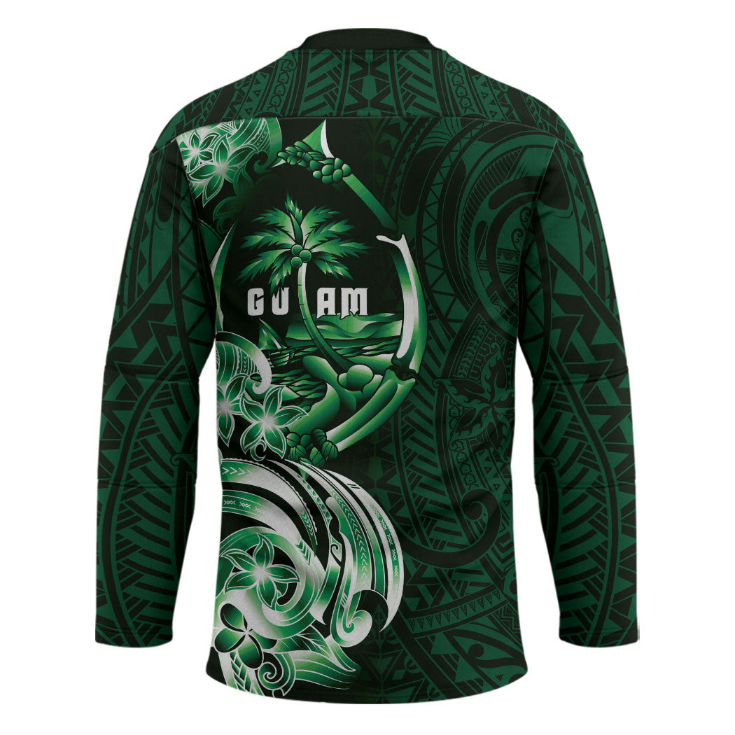 Betde Guam Chamorro Hockey Jersey Guahan Seal Tattoo LT14 - Polynesian Pride