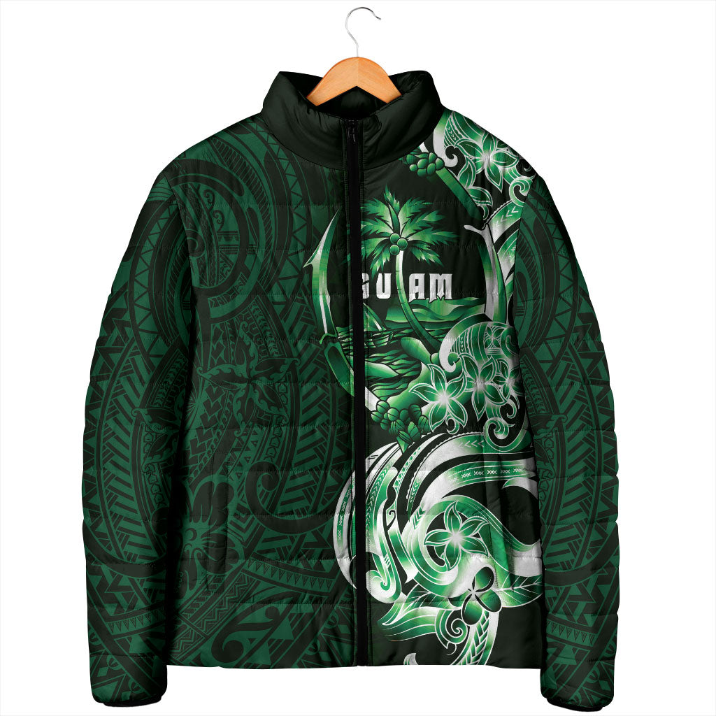 Betde Guam Chamorro Padded Jacket Guahan Seal Tattoo LT14 - Polynesian Pride