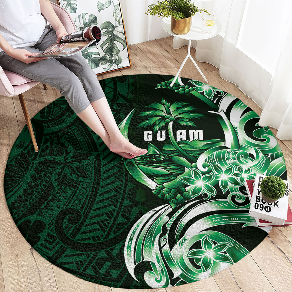 Betde Guam Chamorro Round Carpet Guahan Seal Tattoo LT14 - Polynesian Pride