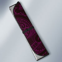 Kulot Di Rosa Guam Chamorro Auto Sun Shade Guahan Seal Tattoo LT14 - Polynesian Pride