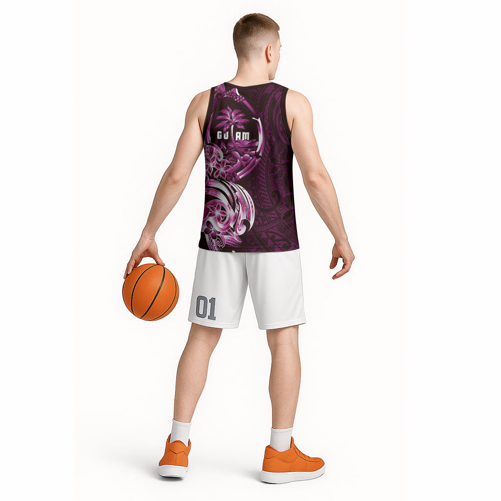 Kulot Di Rosa Guam Chamorro Basketball Jersey Guahan Seal Tattoo LT14 - Polynesian Pride