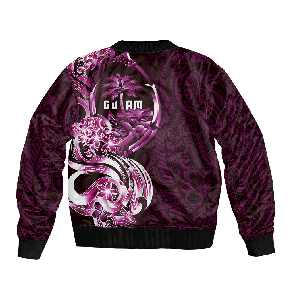Kulot Di Rosa Guam Chamorro Bomber Jacket Guahan Seal Tattoo LT14 - Polynesian Pride