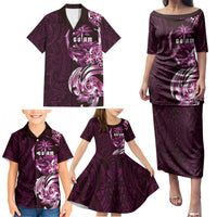 Kulot Di Rosa Guam Chamorro Family Matching Puletasi and Hawaiian Shirt Guahan Seal Tattoo LT14 - Polynesian Pride