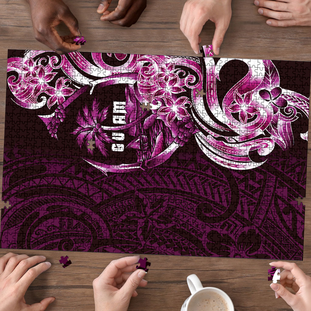 Kulot Di Rosa Guam Chamorro Puzzle Guahan Seal Tattoo LT14 - Polynesian Pride