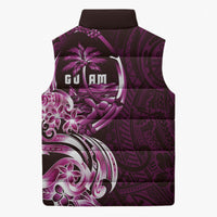 Kulot Di Rosa Guam Chamorro Sleeveless Puffer Jacket Guahan Seal Tattoo LT14 - Polynesian Pride