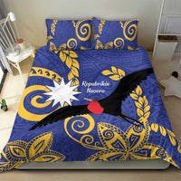Nauru Angam Day Bedding Set Naoero Frigate Bird Polynesian Pattern LT14 - Polynesian Pride