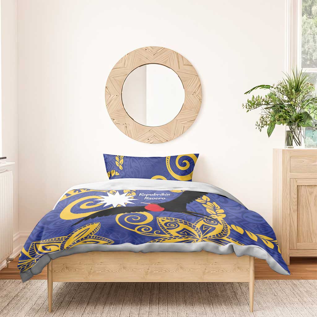 Nauru Angam Day Bedding Set Naoero Frigate Bird Polynesian Pattern LT14 - Polynesian Pride