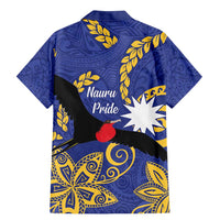 Nauru Angam Day Family Matching Mermaid Dress and Hawaiian Shirt Naoero Frigate Bird Polynesian Pattern LT14 - Polynesian Pride