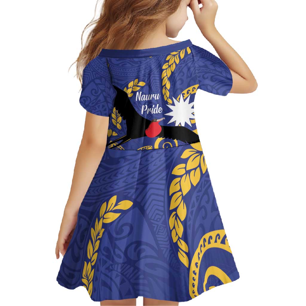 Nauru Angam Day Family Matching Off Shoulder Maxi Dress and Hawaiian Shirt Naoero Frigate Bird Polynesian Pattern LT14 - Polynesian Pride