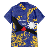 Nauru Angam Day Family Matching Summer Maxi Dress and Hawaiian Shirt Naoero Frigate Bird Polynesian Pattern LT14 - Polynesian Pride