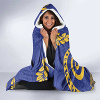 Nauru Angam Day Hooded Blanket Naoero Frigate Bird Polynesian Pattern LT14 - Polynesian Pride