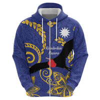 Nauru Angam Day Hoodie Naoero Frigate Bird Polynesian Pattern LT14 - Polynesian Pride