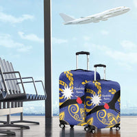 Nauru Angam Day Luggage Cover Naoero Frigate Bird Polynesian Pattern LT14 - Polynesian Pride
