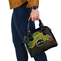 Personalised Nukuoro Atoll Shoulder Handbag Polynesian Tattoo Curves Reggae Version LT14 - Polynesian Pride