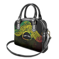Personalised Nukuoro Atoll Shoulder Handbag Polynesian Tattoo Curves Reggae Version LT14 - Polynesian Pride